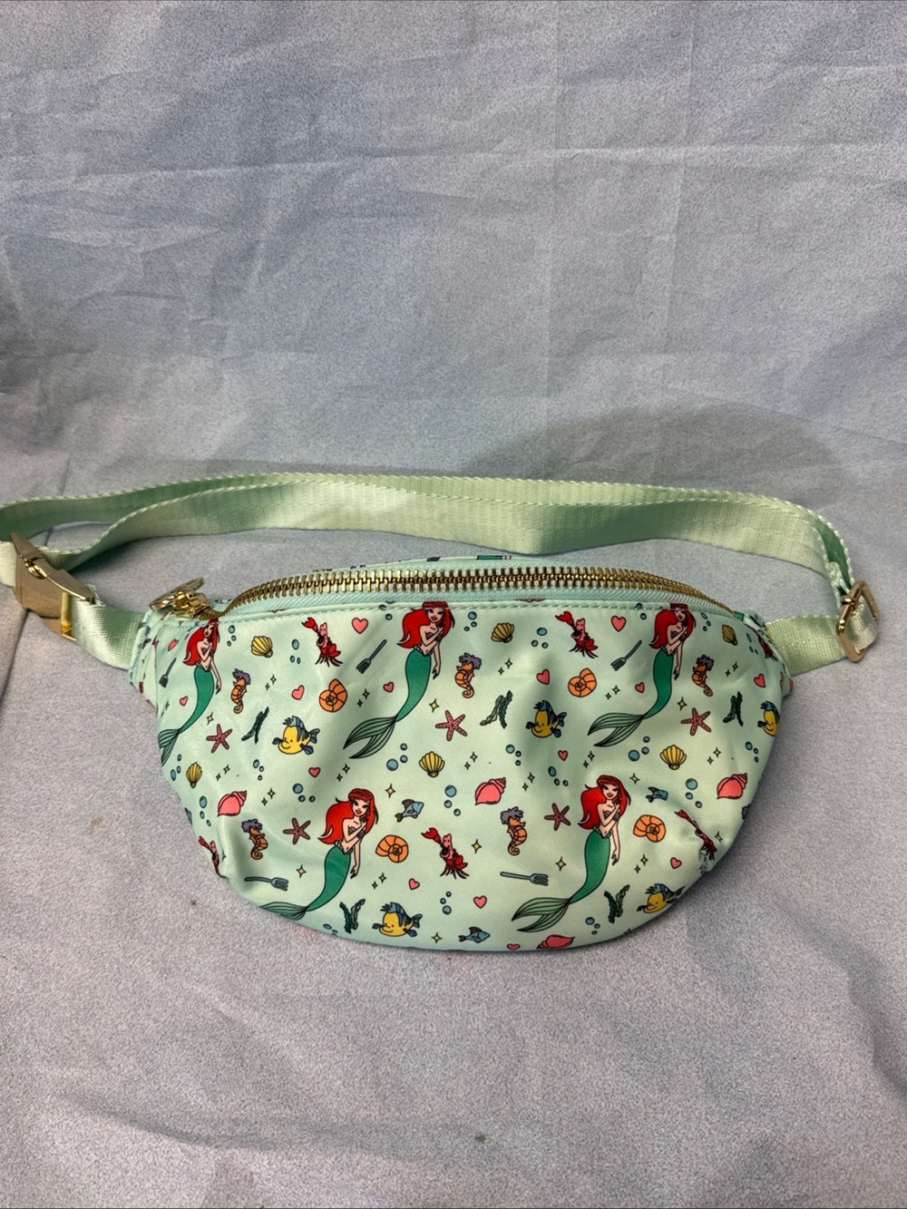 Stoney Clover Lane Mint Green Ariel Print Belt Bag